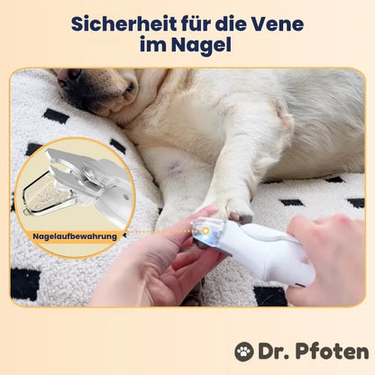 LichtSchere™ Pro – Die 2-in-1 LED-Krallenschere für sichere Pfotenpflege ohne Angst