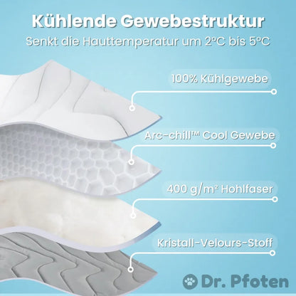 PfotenChill™ Deluxe Set - Die innovative Kühlmatte für Hunde